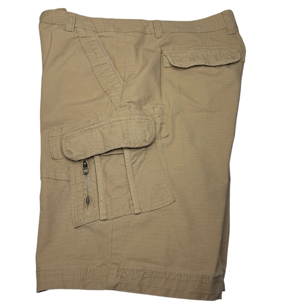 Ecko Unltd Khaki Utility Cargo Shorts Relax Fit, Streetwear, Y2K, Ripstop Sz. 34